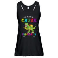 Im Ready To Crush Kindergarten TRex Dinosaur Back To School Ladies Essential Flowy Tank