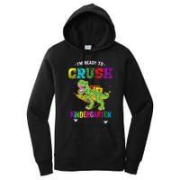 Im Ready To Crush Kindergarten TRex Dinosaur Back To School Women's Pullover Hoodie