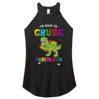 Im Ready To Crush Kindergarten TRex Dinosaur Back To School Women's Perfect Tri Rocker Tank