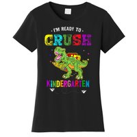 Im Ready To Crush Kindergarten TRex Dinosaur Back To School Women's T-Shirt