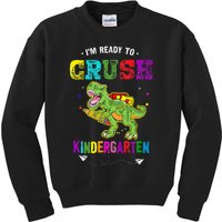 Im Ready To Crush Kindergarten TRex Dinosaur Back To School Kids Sweatshirt