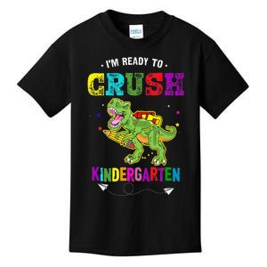 Im Ready To Crush Kindergarten TRex Dinosaur Back To School Kids T-Shirt