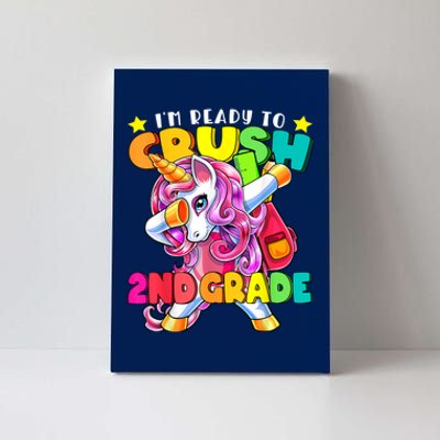 Im Ready To Crush Kindergarten Unicorn Back To School Canvas