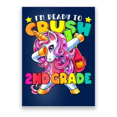 Im Ready To Crush Kindergarten Unicorn Back To School Poster