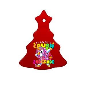 Im Ready To Crush Kindergarten Unicorn Back To School Ceramic Tree Ornament