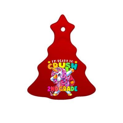 Im Ready To Crush Kindergarten Unicorn Back To School Ceramic Tree Ornament