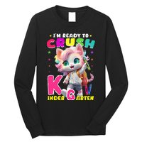 Im Ready To Crush Kindergarten Unicorn Back To School Girls Long Sleeve Shirt