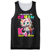 Im Ready To Crush Kindergarten Unicorn Back To School Girls Mesh Reversible Basketball Jersey Tank