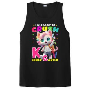 Im Ready To Crush Kindergarten Unicorn Back To School Girls PosiCharge Competitor Tank