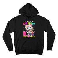 Im Ready To Crush Kindergarten Unicorn Back To School Girls Tall Hoodie