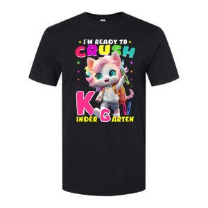 Im Ready To Crush Kindergarten Unicorn Back To School Girls Softstyle CVC T-Shirt