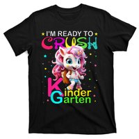 Im Ready To Crush Kindergarten Unicorn Back To School Girls T-Shirt