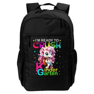 Im Ready To Crush Kindergarten Unicorn Back To School Girls Daily Commute Backpack