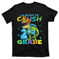 Im Ready To Crush 2nd Grade T Rex Dinosaur Back To School T-Shirt