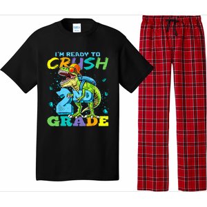 Im Ready To Crush 2nd Grade T Rex Dinosaur Back To School Pajama Set