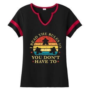 I read the rules so you don't have to Board Games Ladies Halftime Notch Neck Tee