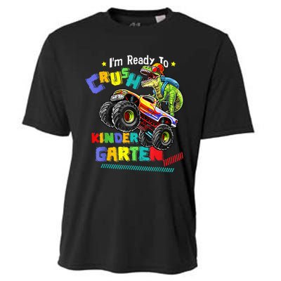 Im Ready To Crush Kindergarten Dinosaur Back To School Cooling Performance Crew T-Shirt