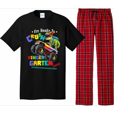 Im Ready To Crush Kindergarten Dinosaur Back To School Pajama Set