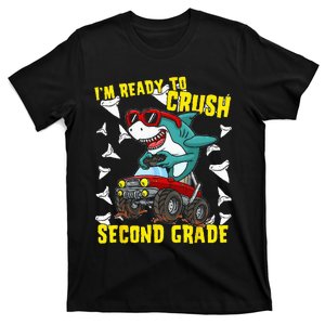 Im Ready To Crush Second Grade Shark Back To School T-Shirt