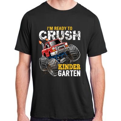 Im Ready To Crush Kindergarten Monster Truck Back To School Adult ChromaSoft Performance T-Shirt