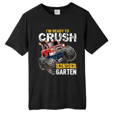 Im Ready To Crush Kindergarten Monster Truck Back To School Tall Fusion ChromaSoft Performance T-Shirt