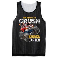 Im Ready To Crush Kindergarten Monster Truck Back To School Mesh Reversible Basketball Jersey Tank