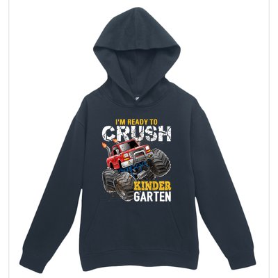 Im Ready To Crush Kindergarten Monster Truck Back To School Urban Pullover Hoodie