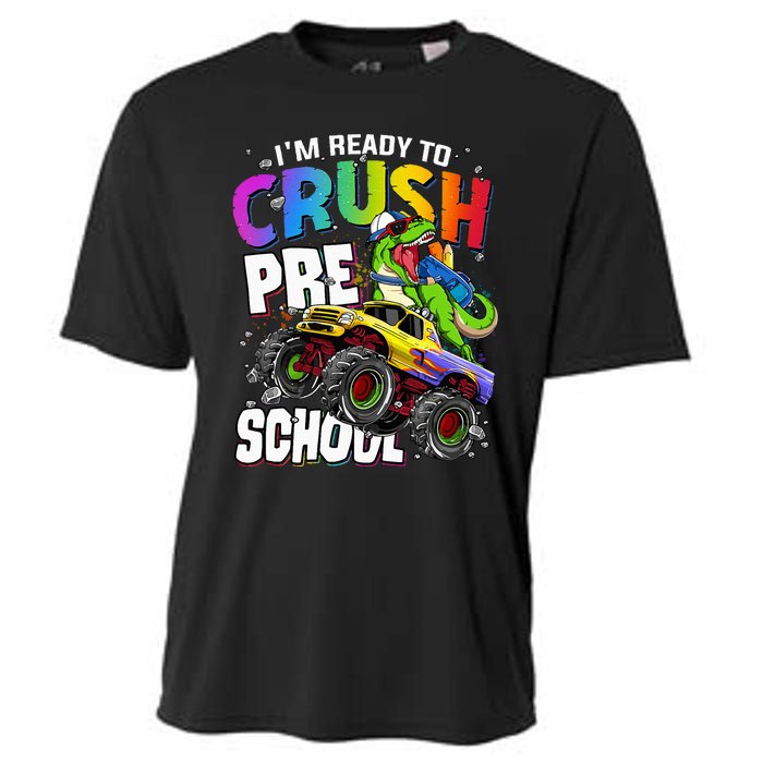 I'm Ready To Crush Preschool Dinosaur Back To School Cooling Performance Crew T-Shirt