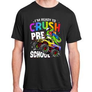 I'm Ready To Crush Preschool Dinosaur Back To School Adult ChromaSoft Performance T-Shirt