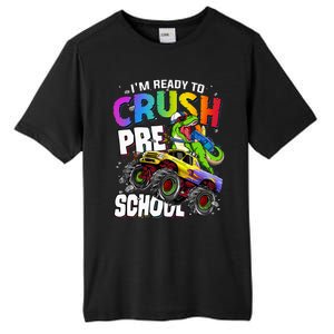 I'm Ready To Crush Preschool Dinosaur Back To School Tall Fusion ChromaSoft Performance T-Shirt