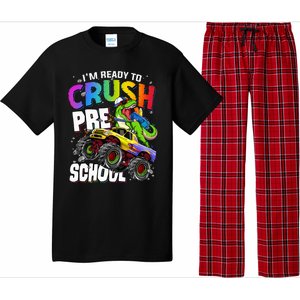 I'm Ready To Crush Preschool Dinosaur Back To School Pajama Set