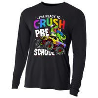 I'm Ready To Crush Preschool Dinosaur Back To School Cooling Performance Long Sleeve Crew