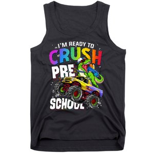 I'm Ready To Crush Preschool Dinosaur Back To School Tank Top