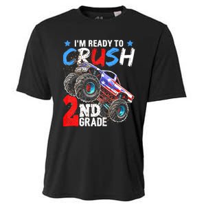 Im Ready To Crush 2nd Grade Monster Truck Back To School Cooling Performance Crew T-Shirt