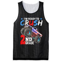 Im Ready To Crush 2nd Grade Monster Truck Back To School Mesh Reversible Basketball Jersey Tank