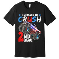 Im Ready To Crush 2nd Grade Monster Truck Back To School Premium T-Shirt