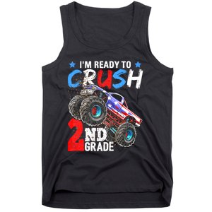 Im Ready To Crush 2nd Grade Monster Truck Back To School Tank Top