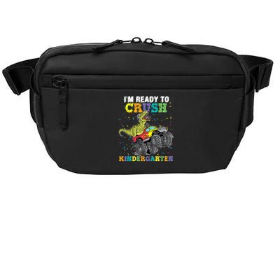 Im Ready To Crush Kindergarten Monster Truck Dinosaur Boy Kids Gift Crossbody Pack