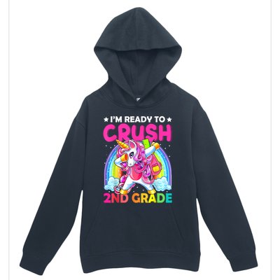 Im Ready To Crush 2nd Grade Dabbing Unicorn Back To School Urban Pullover Hoodie