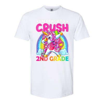 Im Ready To Crush 2nd Grade Dabbing Unicorn Back To School Softstyle CVC T-Shirt