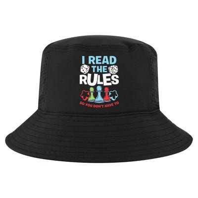I Read The Rules Board Dice Chess Board Gaming Board Gamers Cool Comfort Performance Bucket Hat