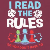 I Read The Rules Board Dice Chess Board Gaming Board Gamers 16oz Travel Tumbler