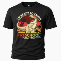 I'm Ready To Crush Preschool Back To School Dinosaur Cooling Performance Crew T-Shirt