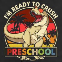 I'm Ready To Crush Preschool Back To School Dinosaur 11oz C Handle Ceramic Mug