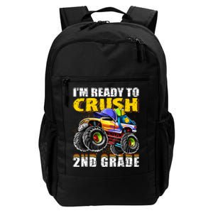 Im Ready To Crush 2nd Grade Monster Truck Backpack Back To School Daily Commute Backpack