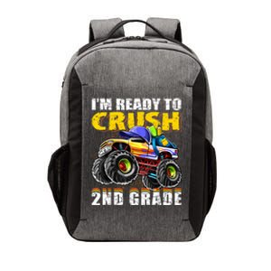 Im Ready To Crush 2nd Grade Monster Truck Backpack Back To School Vector Backpack