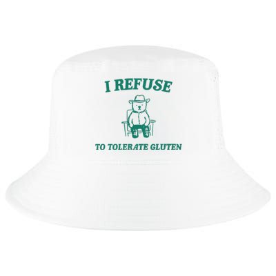 I Refuse To Tolerate Gluten Cool Comfort Performance Bucket Hat