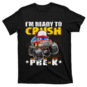 Im Ready To Crush Pre K Monster Truck Backpack Back To School T-Shirt