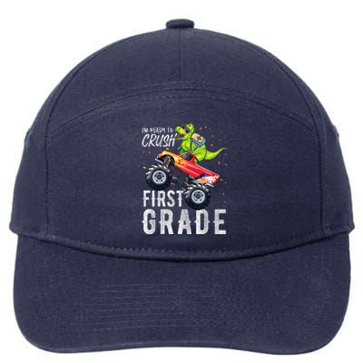 IM Ready To Crush First Grade Monster Truck Dinosaur 7-Panel Snapback Hat