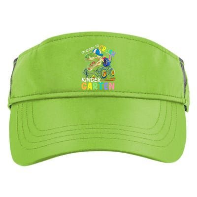 IM Ready To Crush Kindergarten Monster Truck Dinosaur Adult Drive Performance Visor